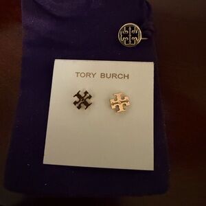 Tory Burch Gold Logo Studs